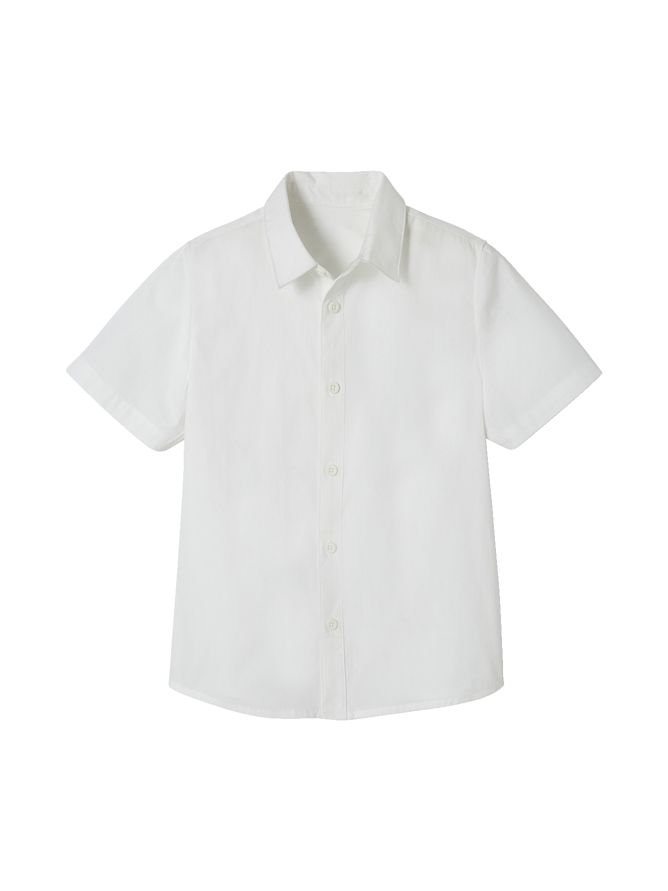 Chemise unie manches courtes, VERTBAUDET