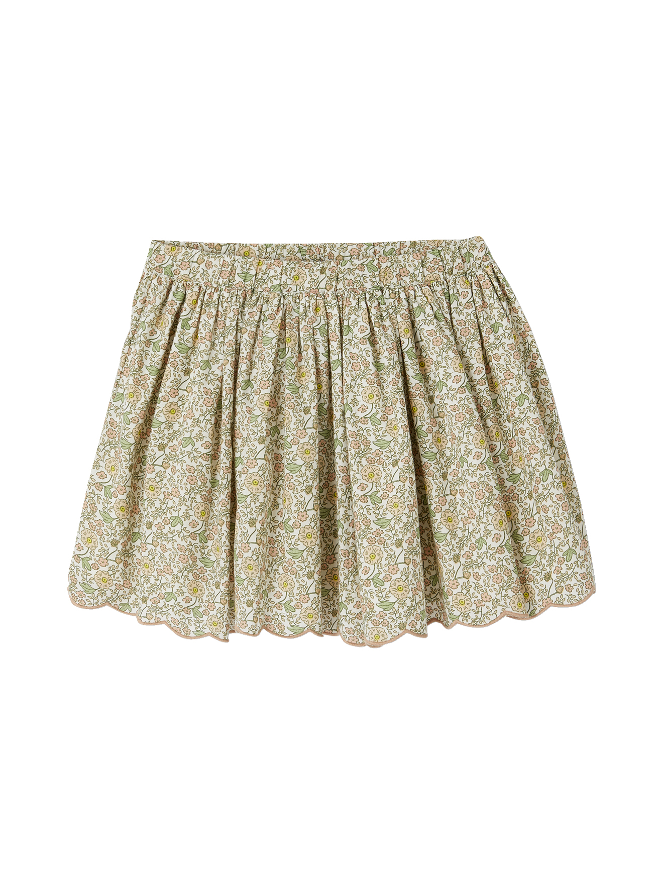Jupe cérémonie motifs fleurs style bohème, VERTBAUDET