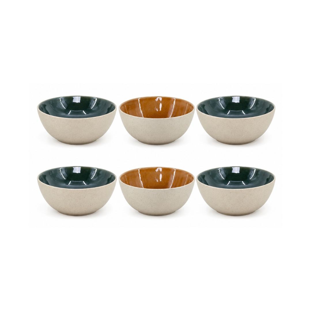Lot de 6 bols médiums, CORALIA, ARTIME