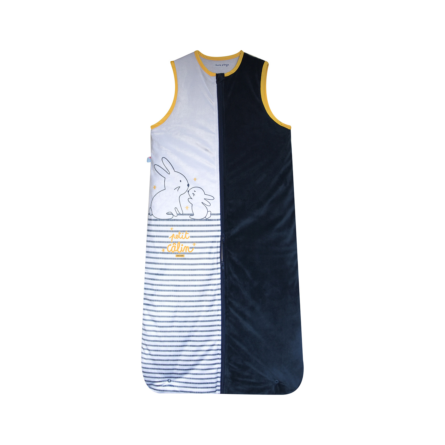 Gigoteuse 6/36m iliam velours doux sans manches securite auto, SUCRE D'ORGE