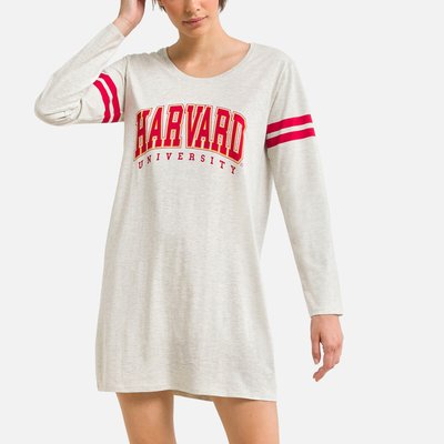 Big T-shirt met lange mouwen in katoen Harvard HARVARD