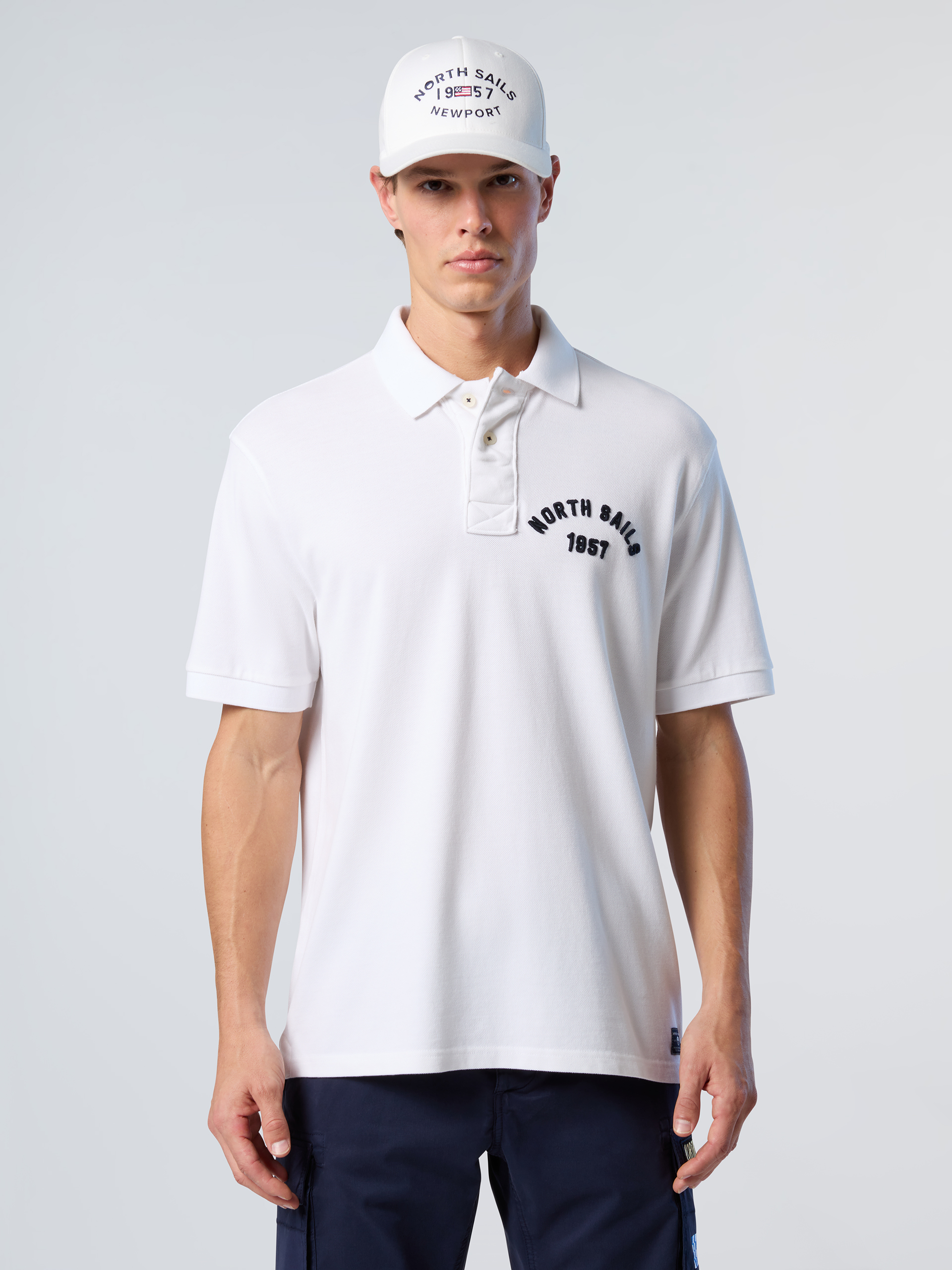 Polo avec délavage vintage, NORTH SAILS