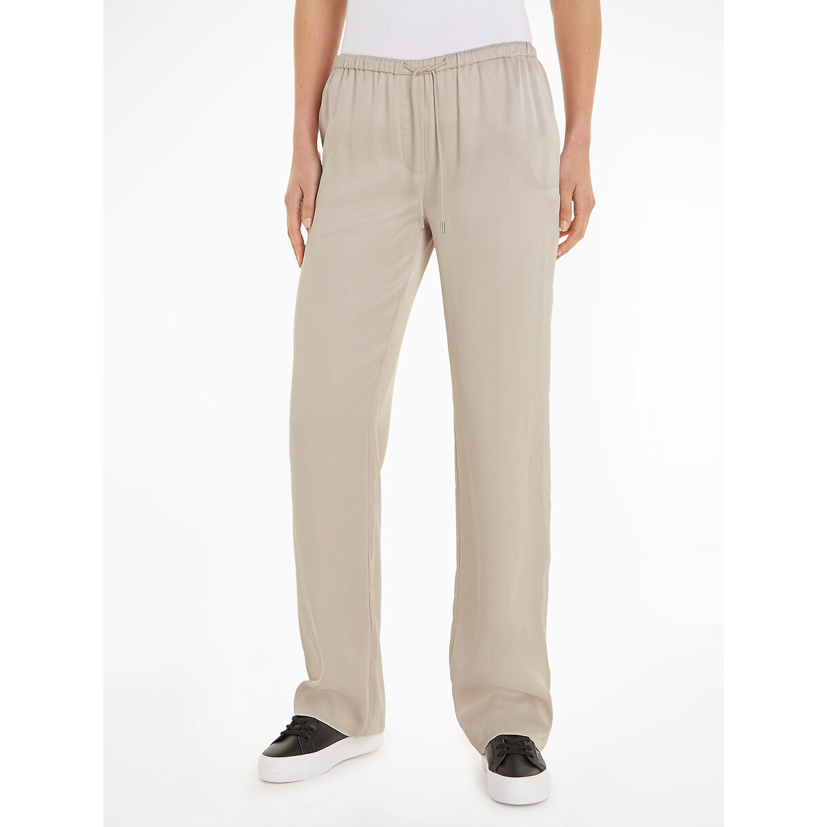 Pantalon large satiné, CALVIN KLEIN
