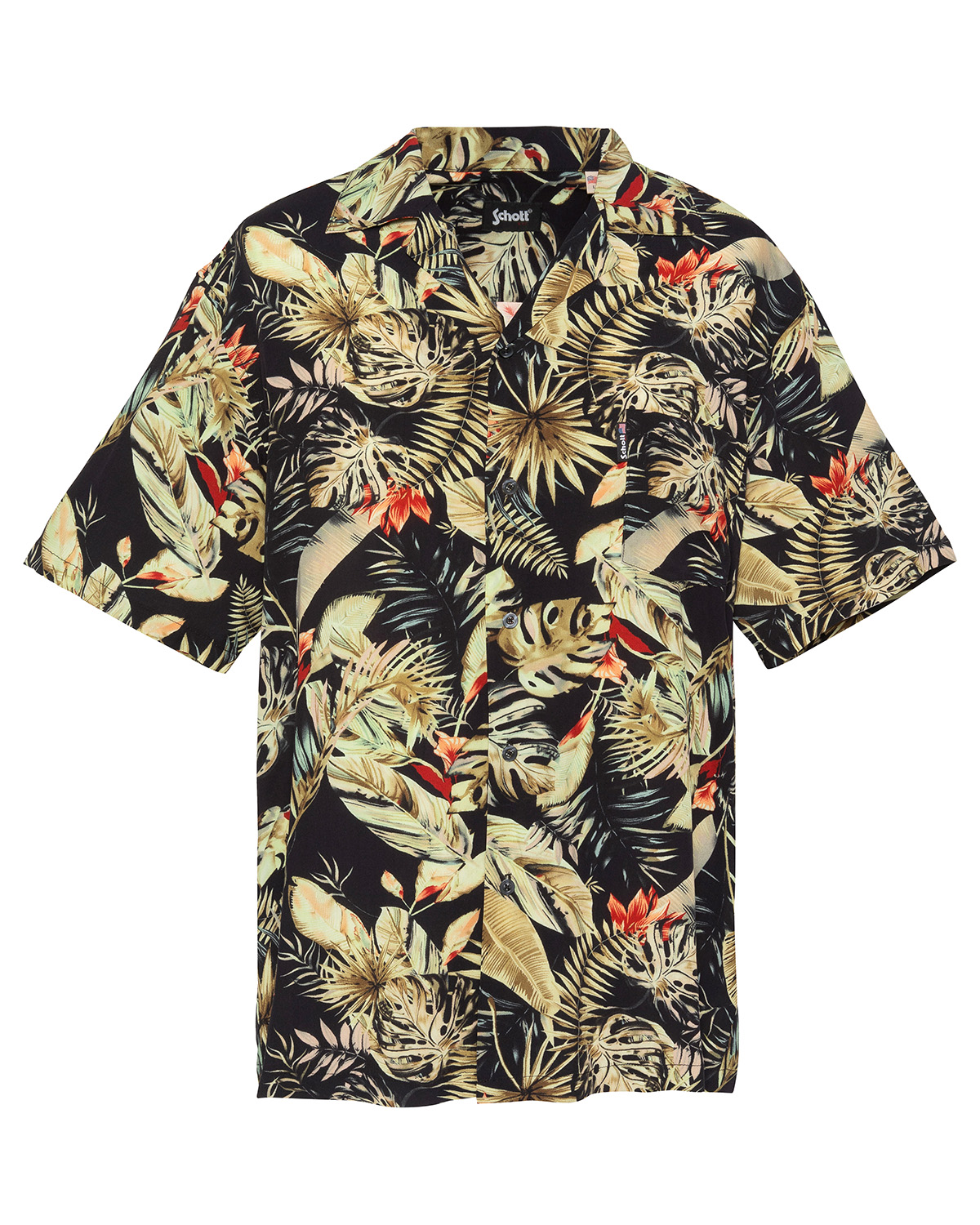 Chemisette imprimé tropical, SCHOTT