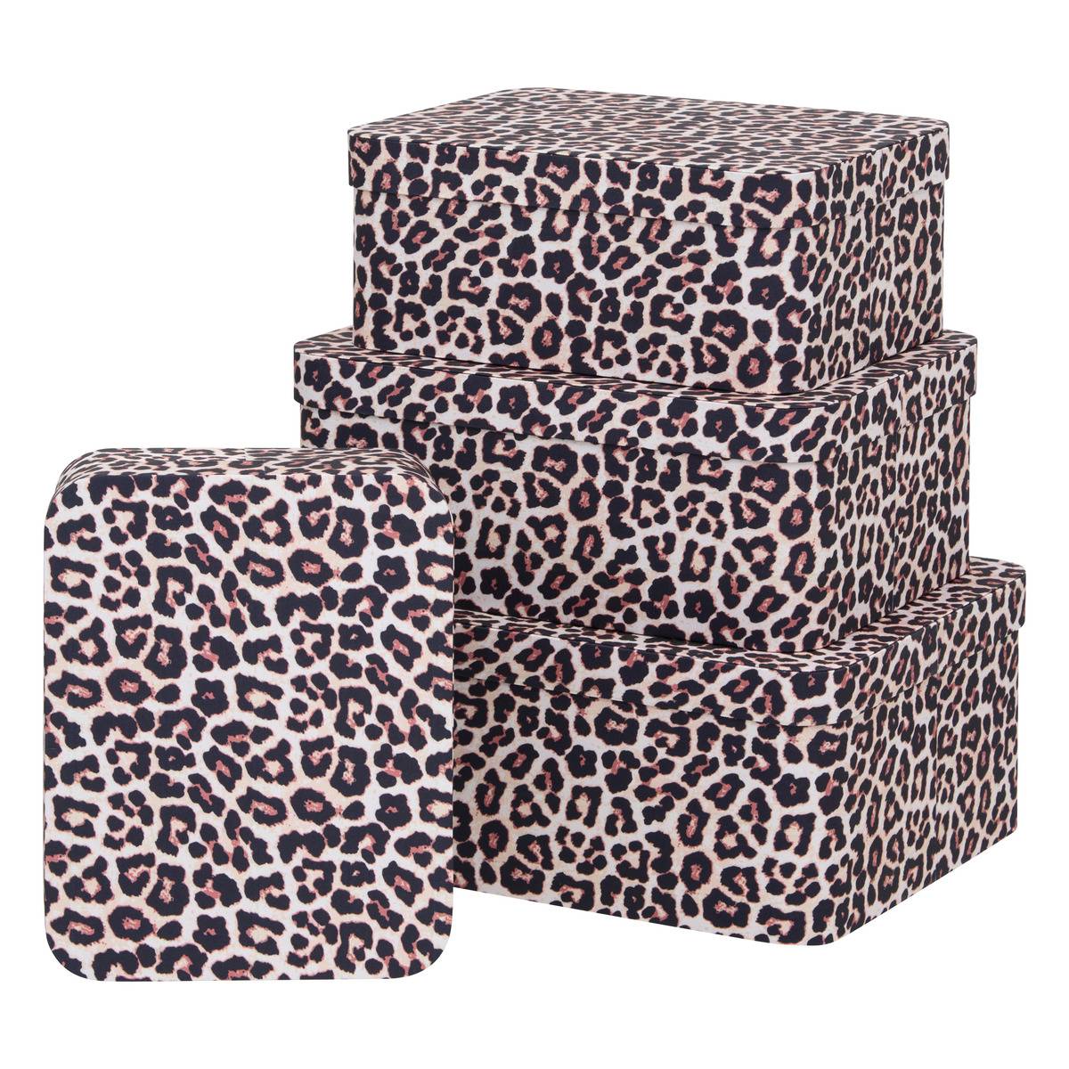 Lot de 4 boîtes de rangement POLYBOX, 5FIVE SIMPLY SMART