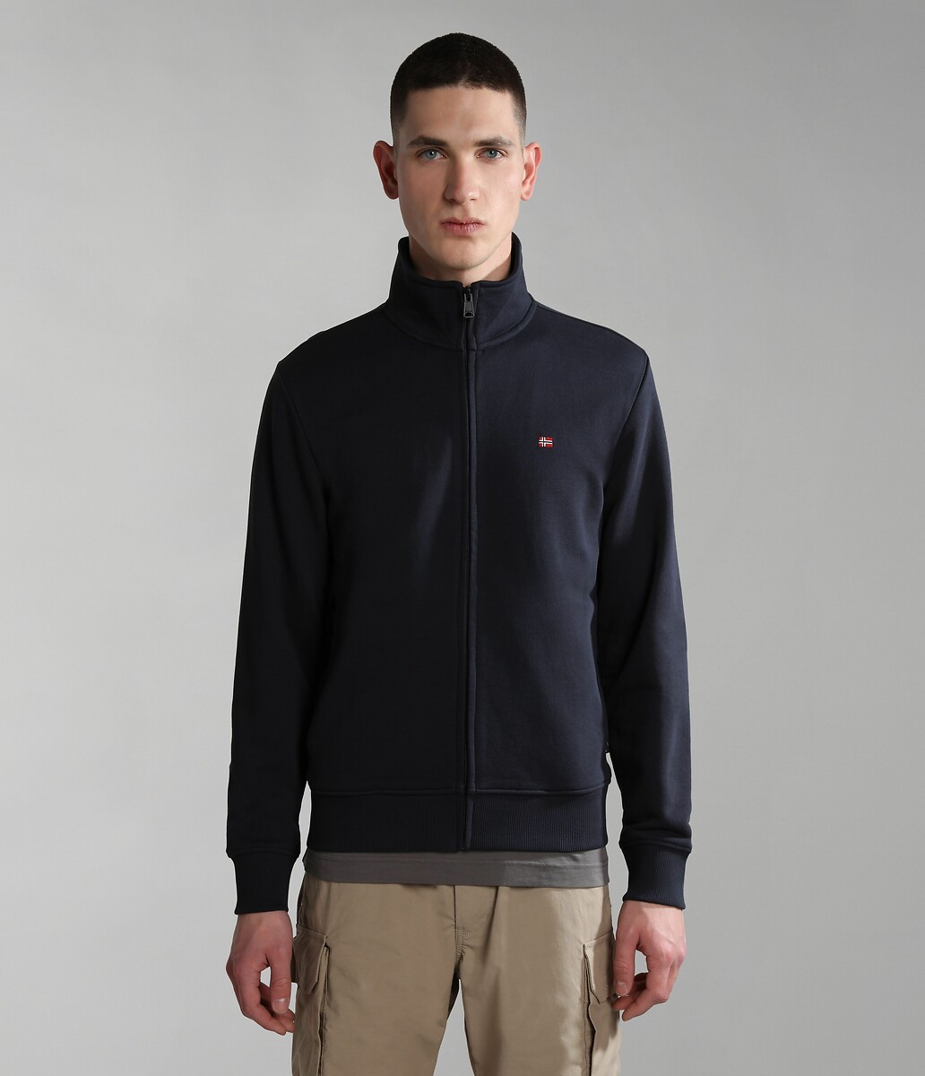 Sweat zippé col montant, NAPAPIJRI