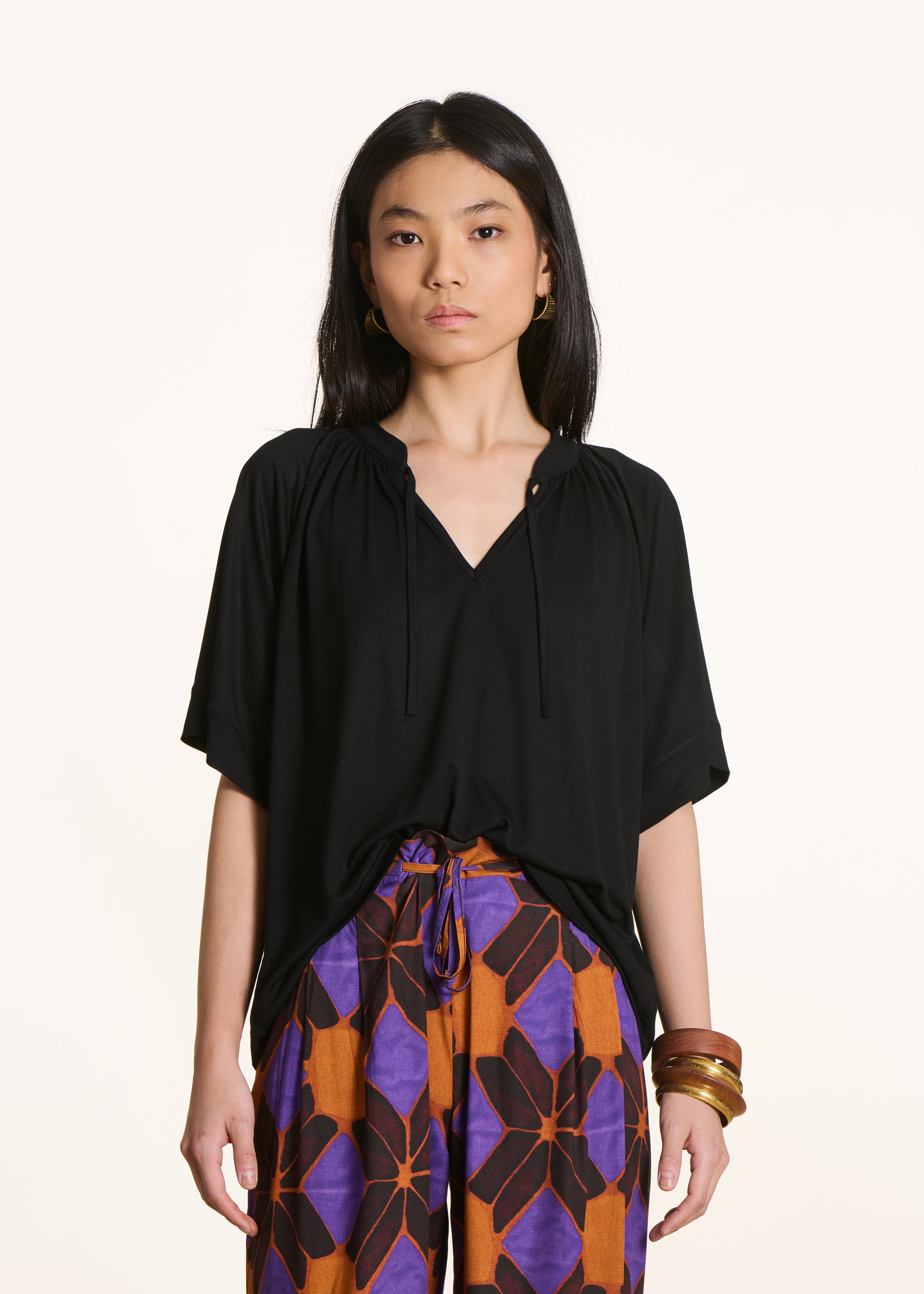 T-shirt ample manches courtes, LA FEE MARABOUTEE