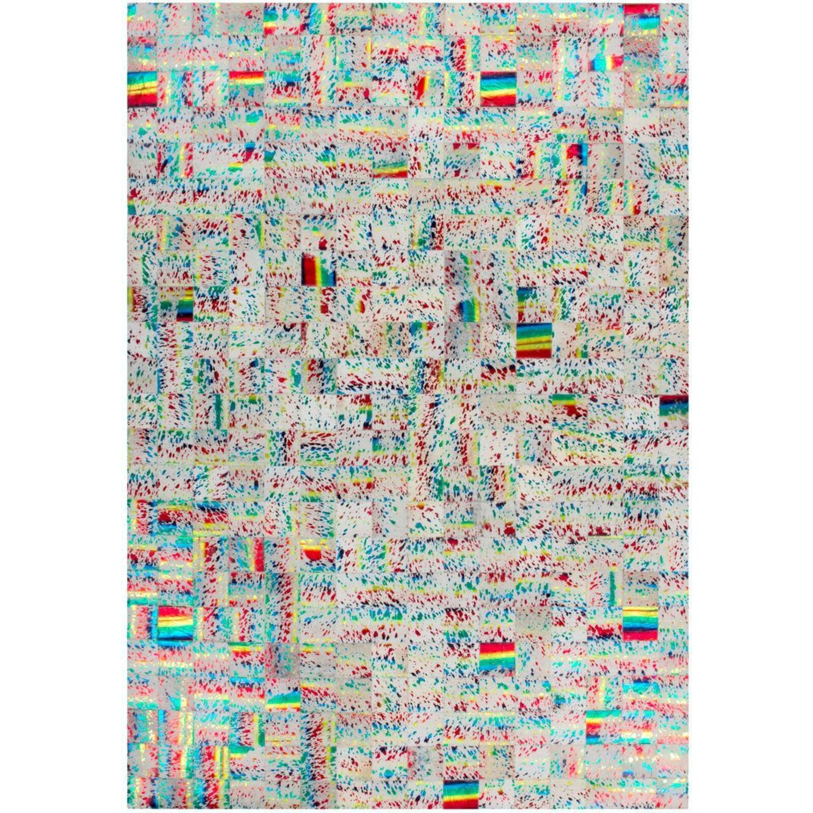 Tapis rectangulaire en cuir fait main ROCKET, ARTE ESPINA