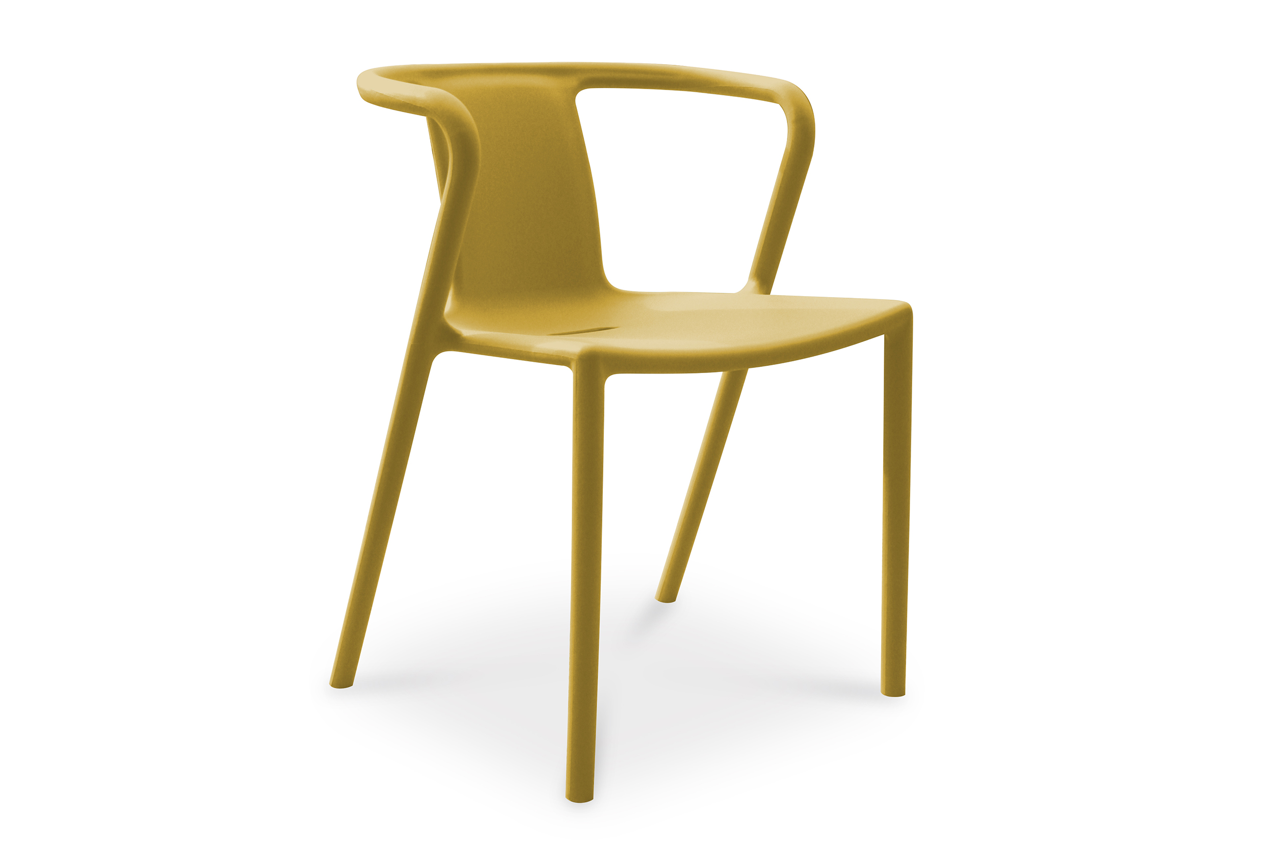 Lot de 2 fauteuils de jardin empilables en Polypropylène DIEGO, DCB GARDEN