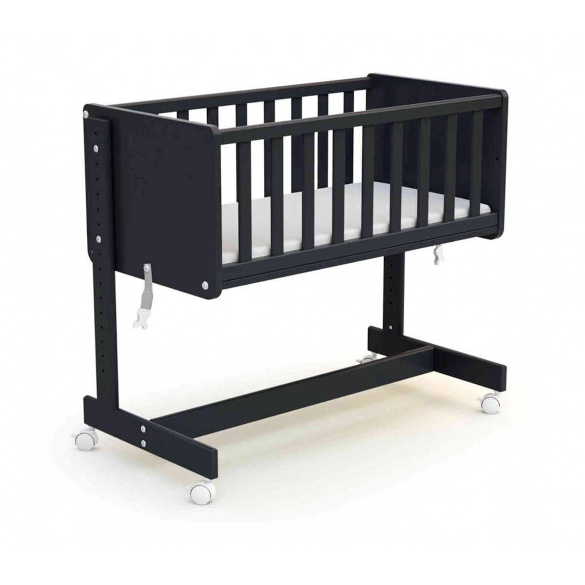 Berceau Cododo Evolutif En Bois Matelas Gris Fonce At4 La Redoute
