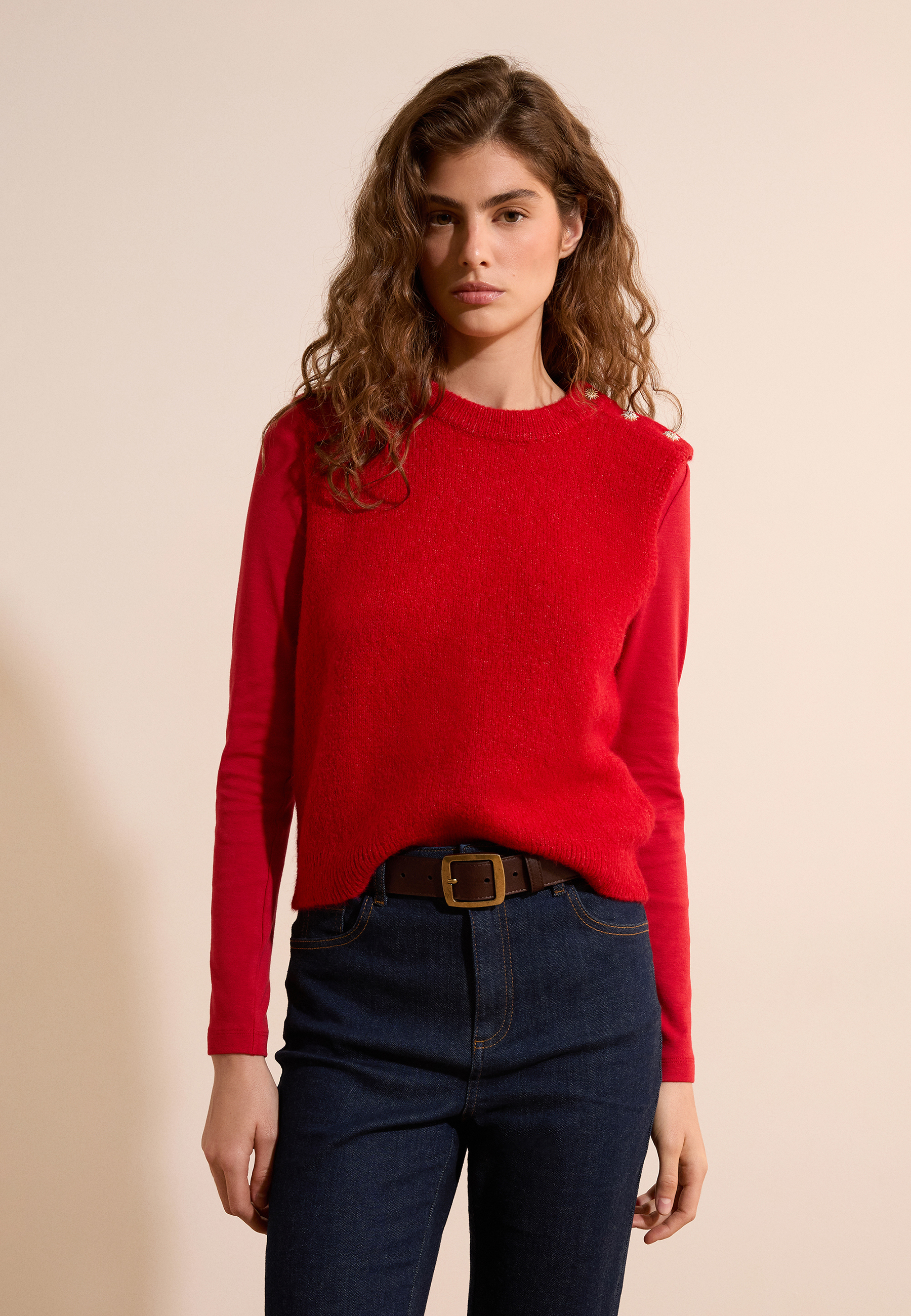 Pull sans manche avec laine STEVEN MINI, ETAM