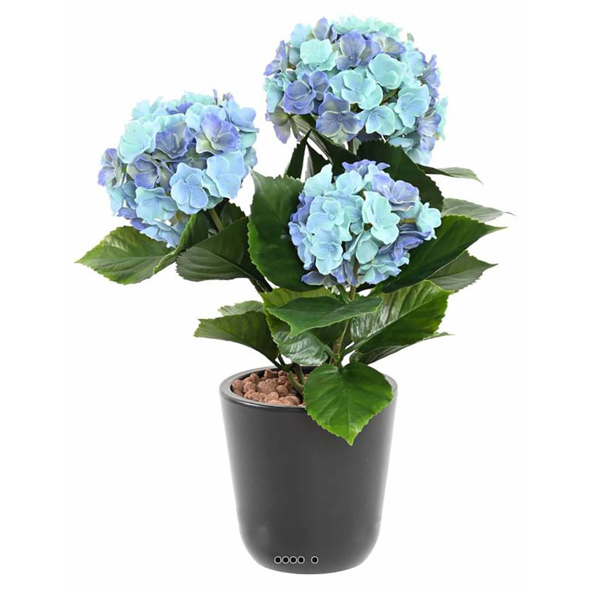 Hortensia artificiel 3 têtes en piquet, ARTIFICIELLES