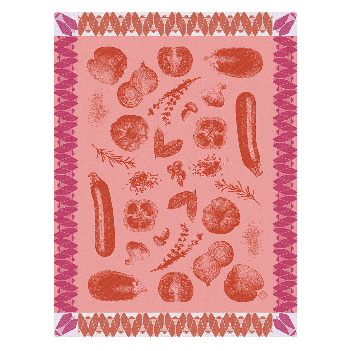 Torchon en Coton, RATATOUILLE, LE JACQUARD FRANCAIS