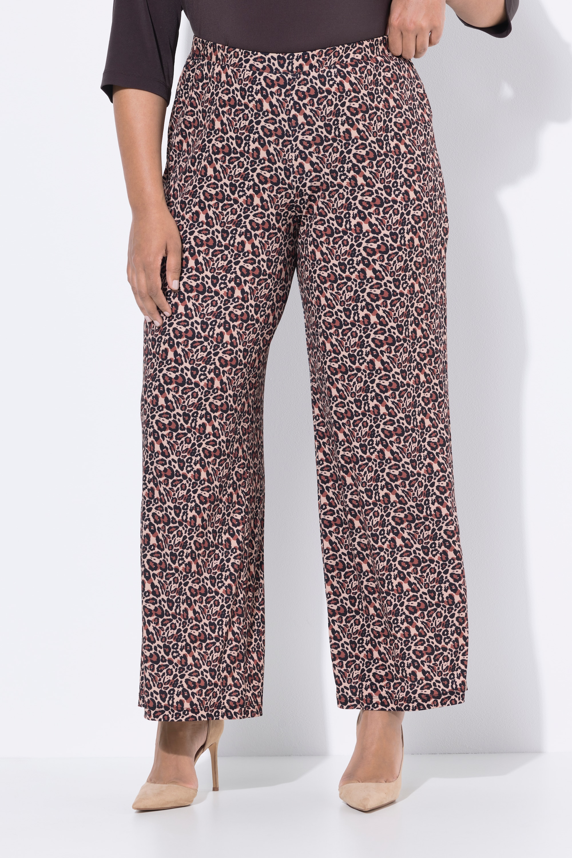 Pantalon en jersey imprimé, ULLA POPKEN