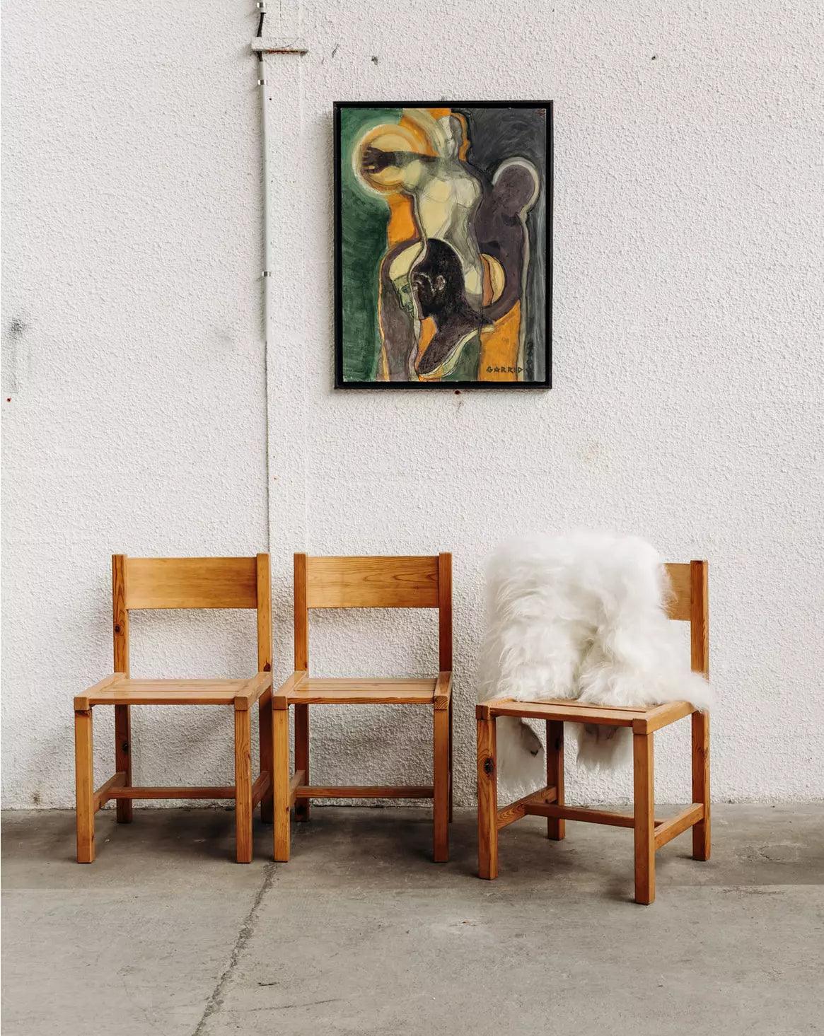 Chaise en bois Alma N°38 - Bon état, DEBONGOUT