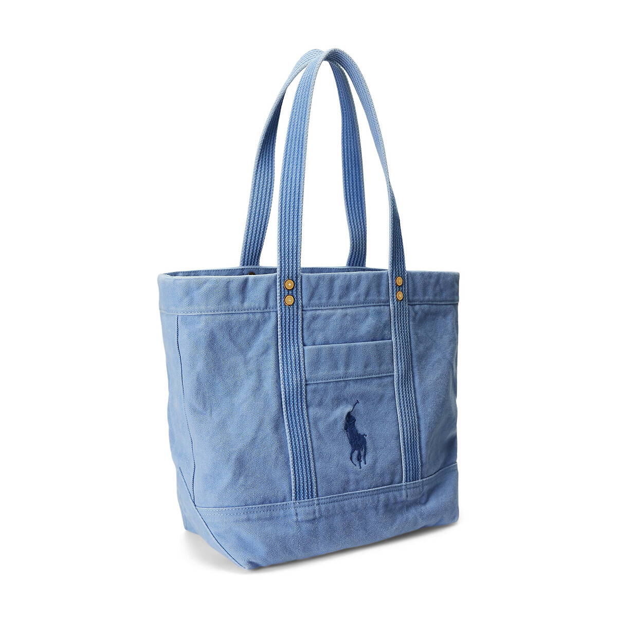 Pepro Blue Canvas Smart, Eco-friendly and Durable Travel Tote Bag with Shoe  Compartment PLCANTT1BL