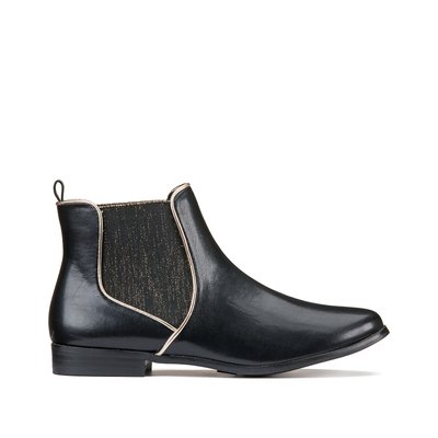 Chelsea Ankle Boots with Golden Trim LA REDOUTE COLLECTIONS PLUS