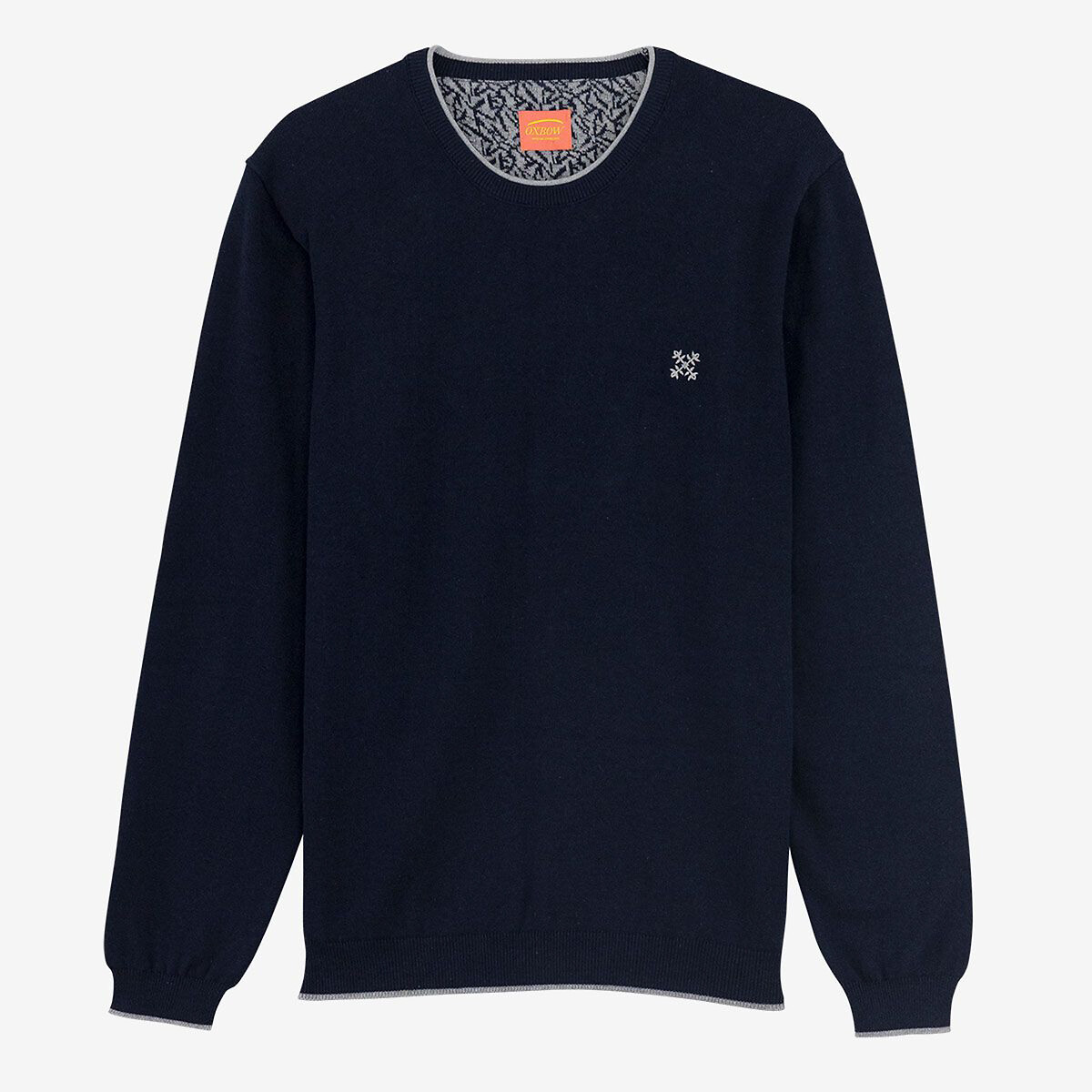 Image of Cotton Essential Jumper with Crew Neck