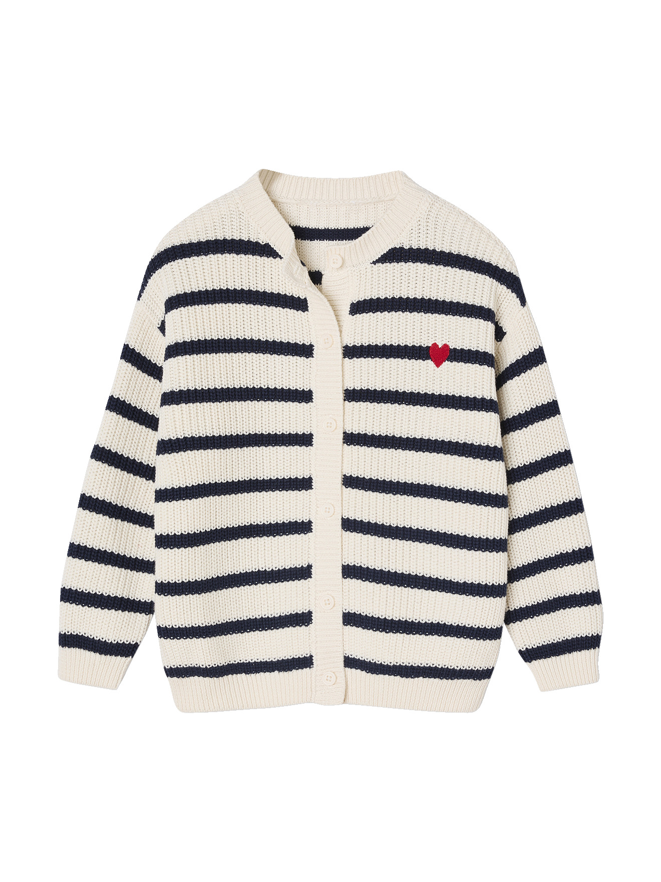 Gilet fantaisie en côte perlée, VERTBAUDET
