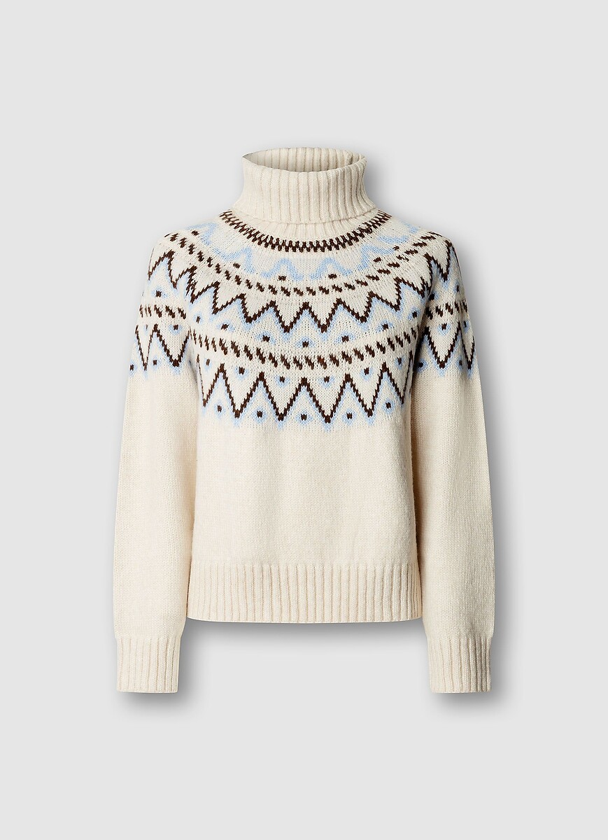 Jacquard-Pullover mit Rollkragen, PEPE JEANS