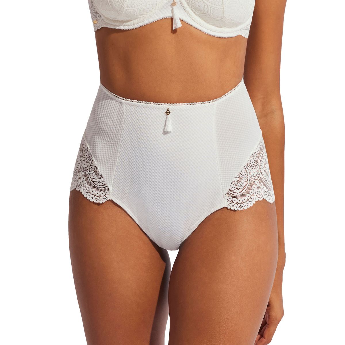 Slip gainant taille haute matilda mariage ivoire Selmark La Redoute