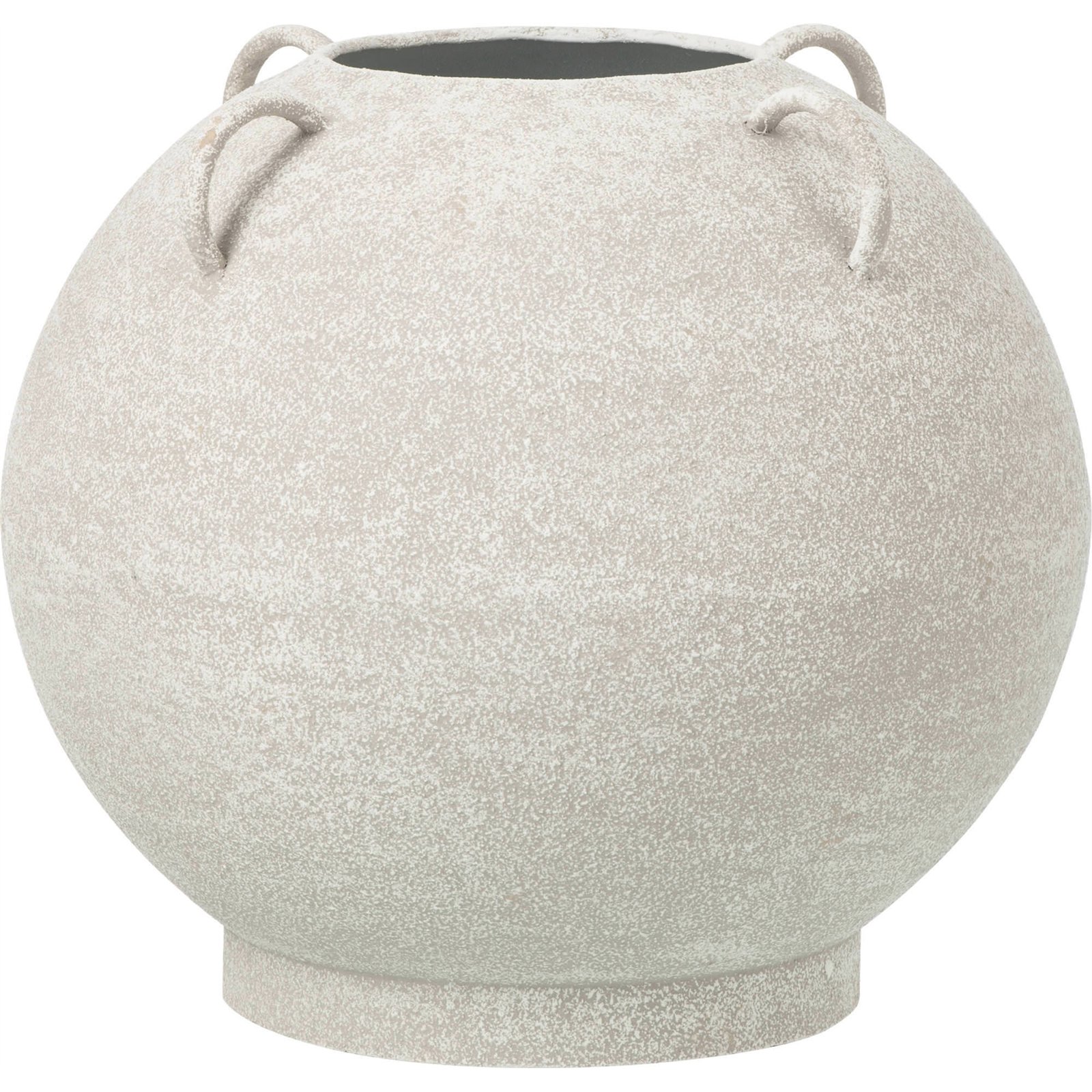 Vase rond en métal texturé, RECOLLECTION