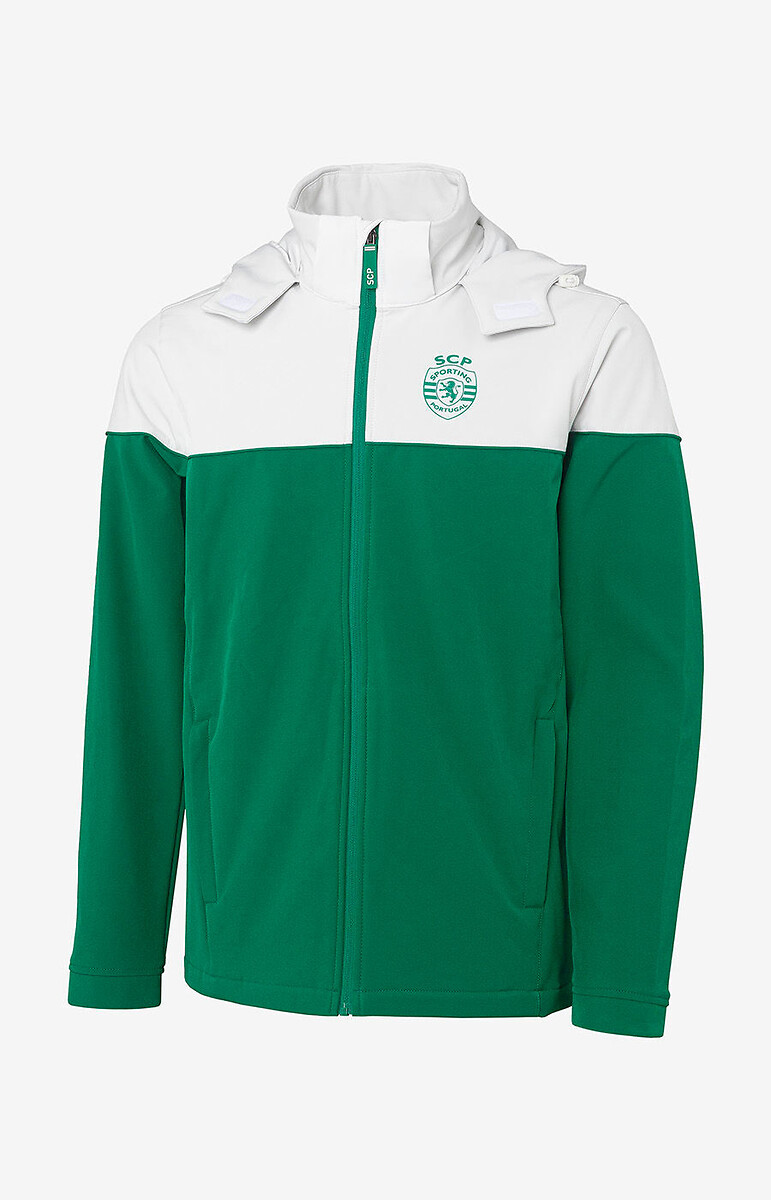 Casaco Softshell Branco e Verde, Sporting Clube de Portugal, SPORTING CLUBE DE PORTUGAL