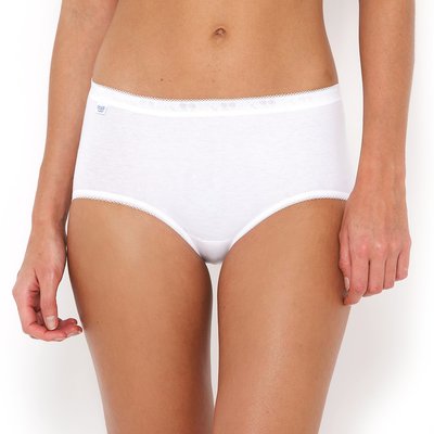 Pack of 4 Basic + Midi Knickers in Cotton SLOGGI