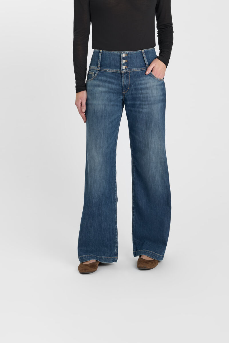 Jeans loose, large wide leg , longueur 34, LE TEMPS DES CERISES