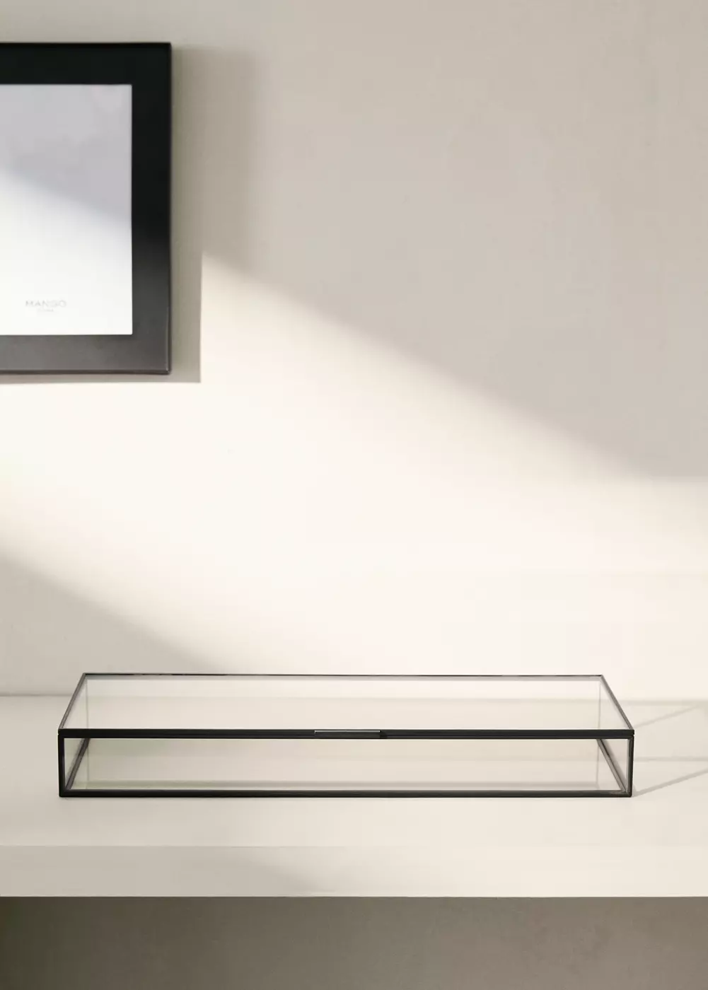 Boîte à bijoux en verre de taille moyenne, MANGO HOME