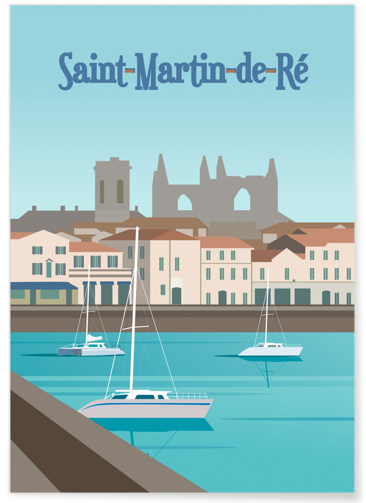 Affiche ville Saint-Martin-de-Ré, L'AFFICHERIE