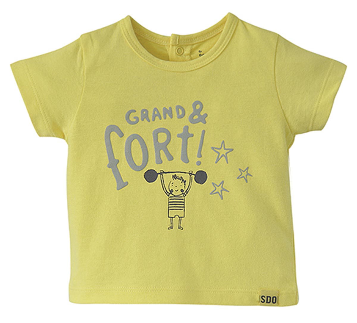 T-shirt bebe manches courtes grand et fort, SUCRE D'ORGE