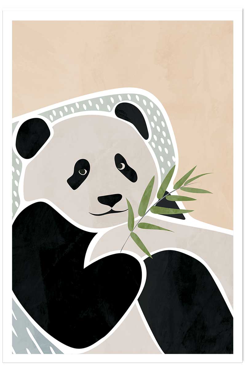 Affiche enfant panda, HEXOA