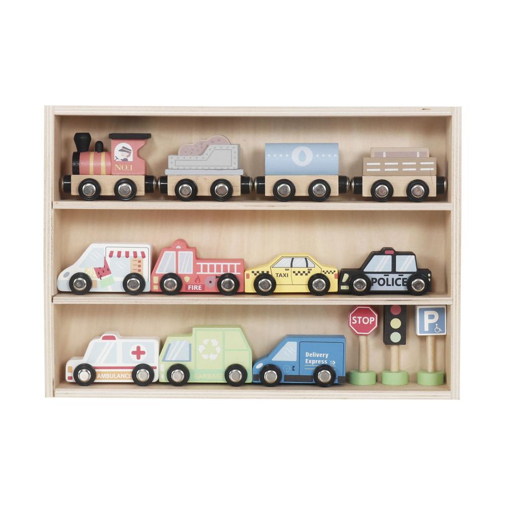 Set de vehicules avec tapis, AMADEUS