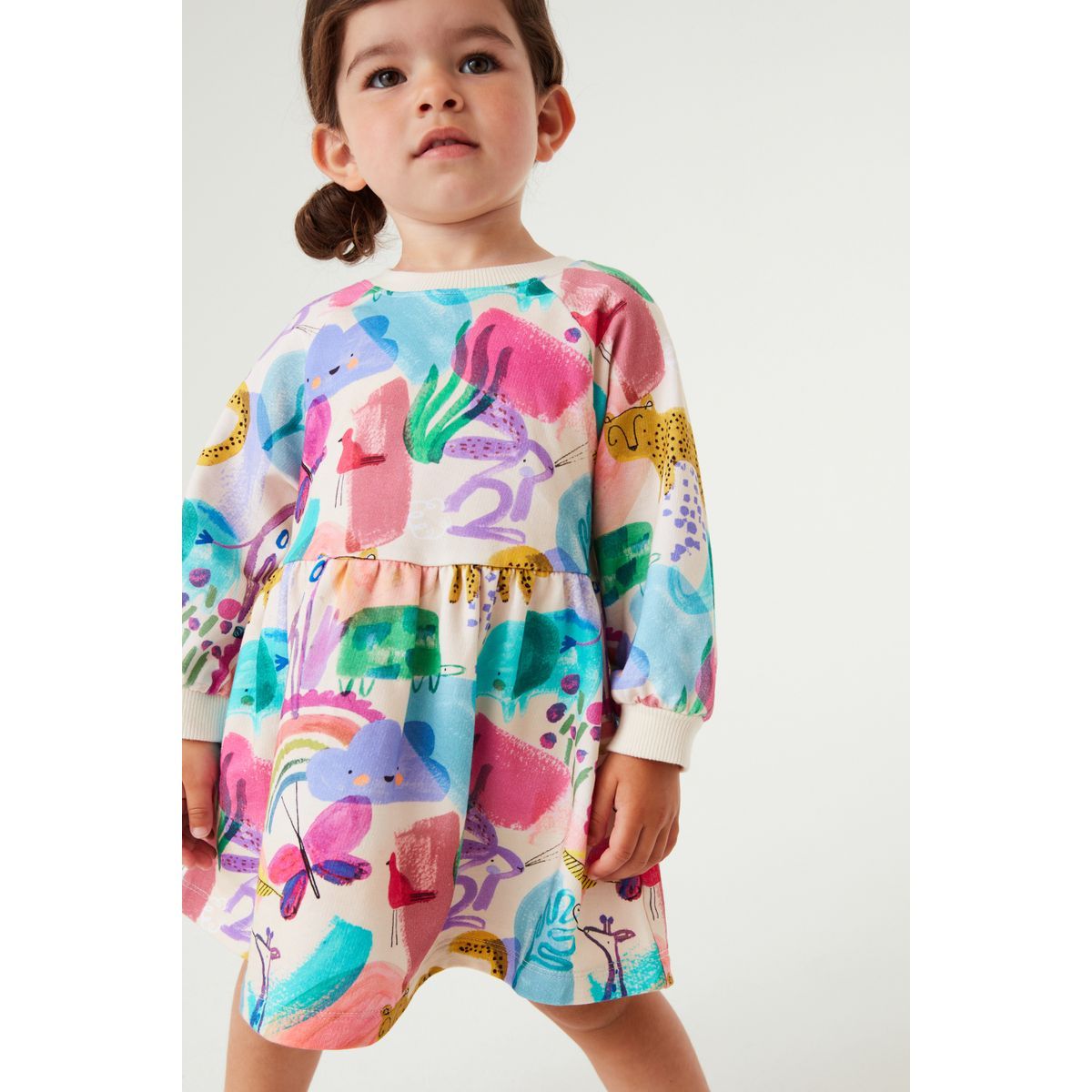 La Redoute Fille Vêtements Robes Longues Robe sweat manches longues KISS FROM A ROSE. 