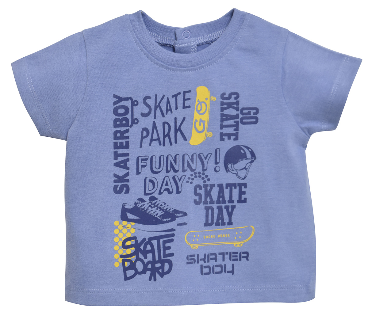 T-shirt bleu, SUCRE D'ORGE