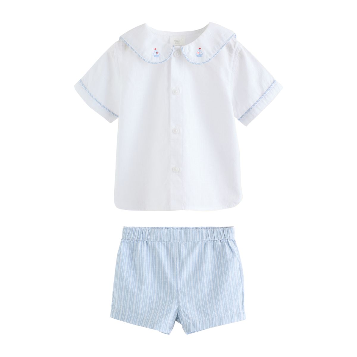 Ensemble short et chemise habillée bébé, NEXT