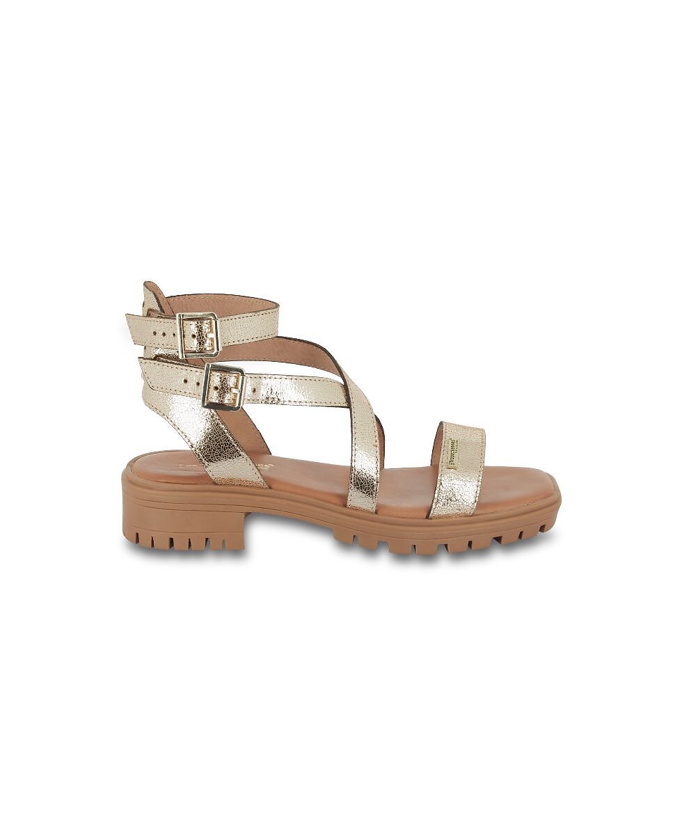 Hursula Leather Sandals with Small Heel, LES TROPEZIENNES PAR M.BELARBI