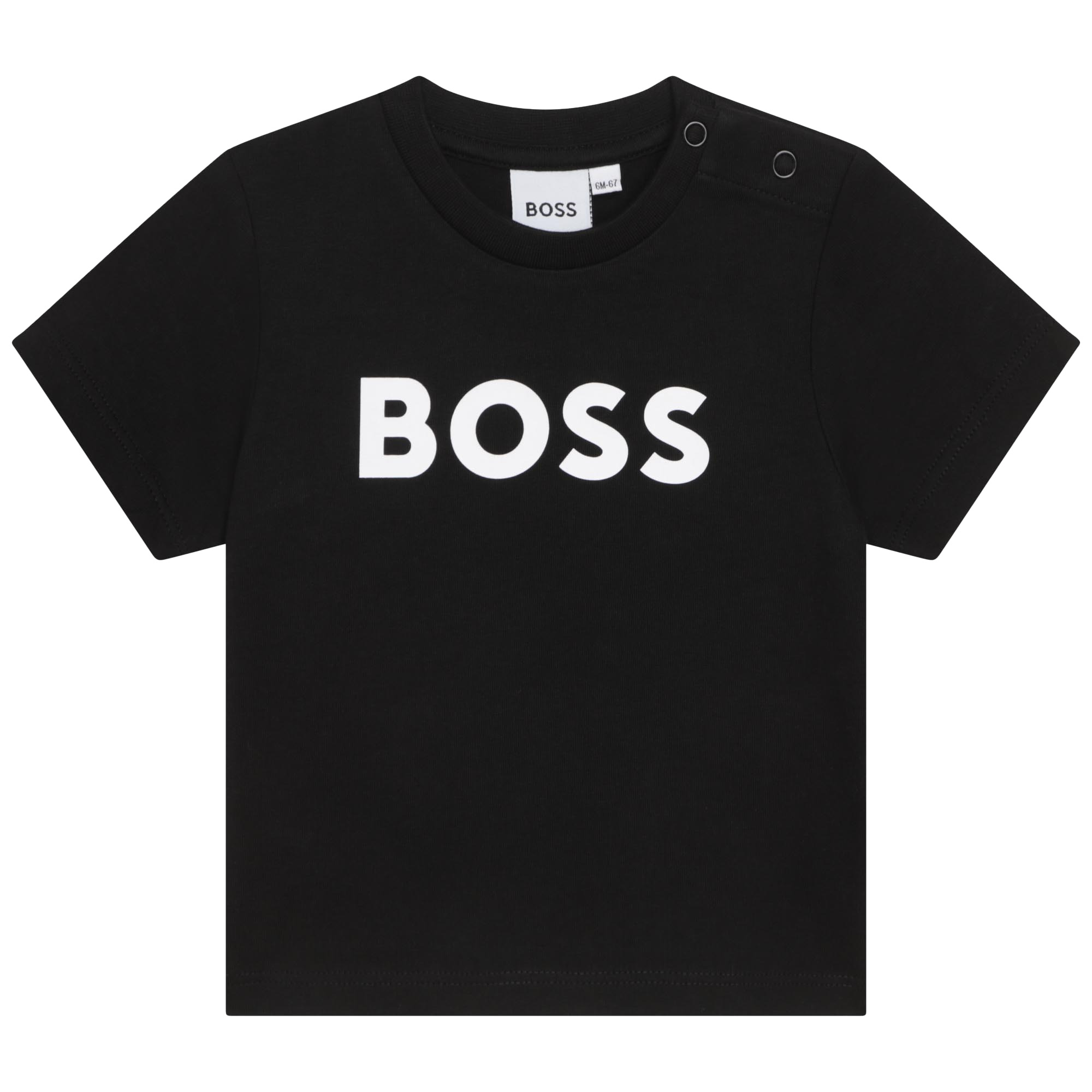 T-shirt coton manches courtes, BOSS KIDSWEAR
