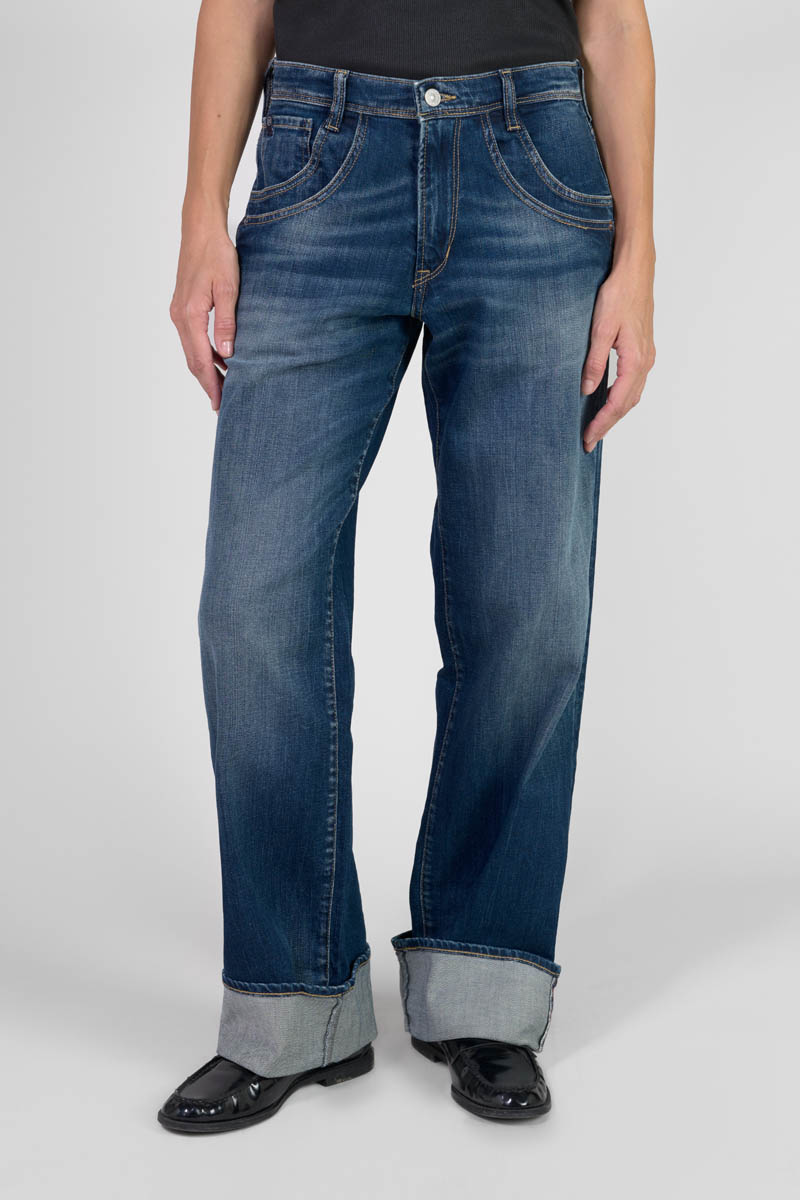 Jeans loose, large 400/28 loose , longueur 34, LE TEMPS DES CERISES