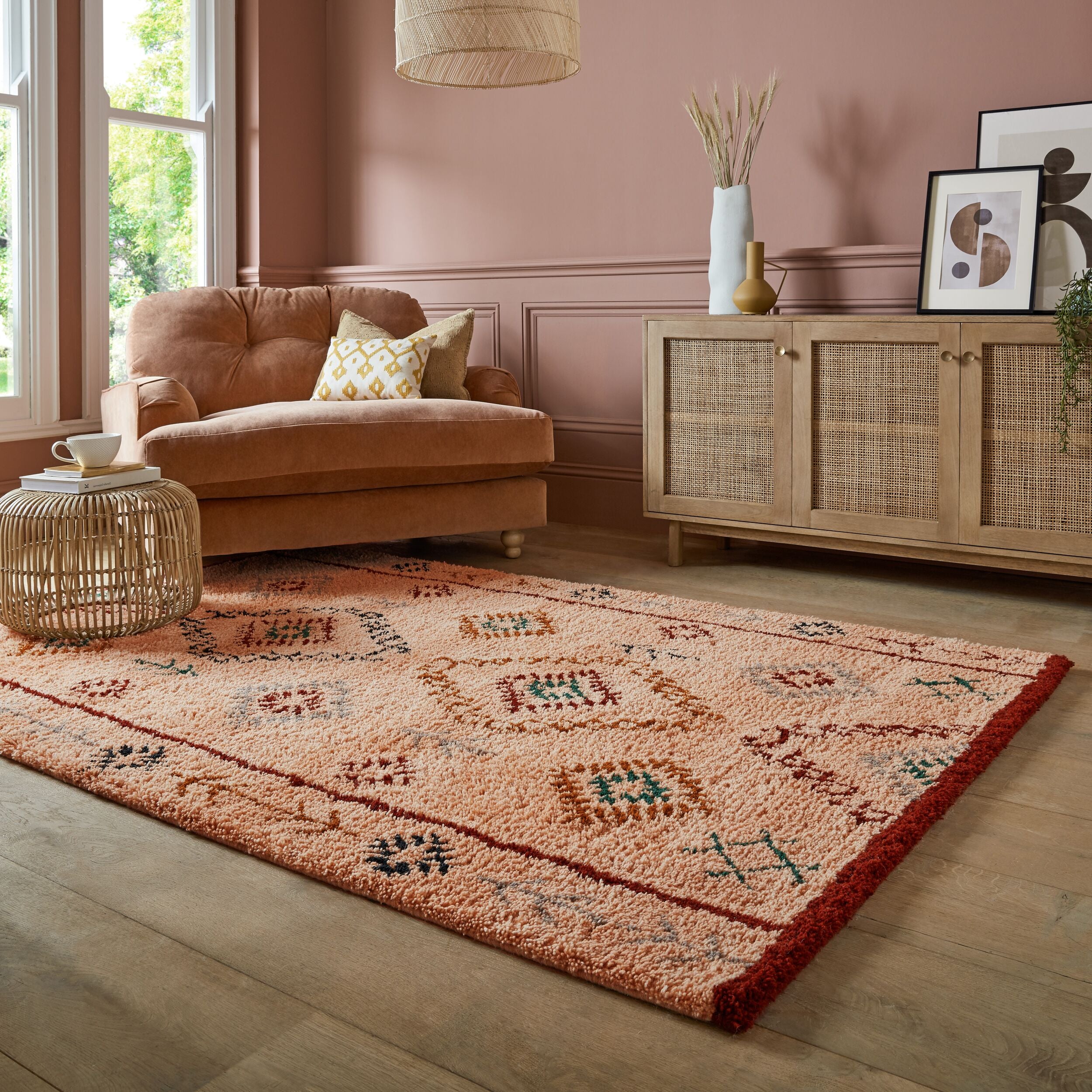 Tapis berbere 100% laine SAHARA, FLAIR RUGS