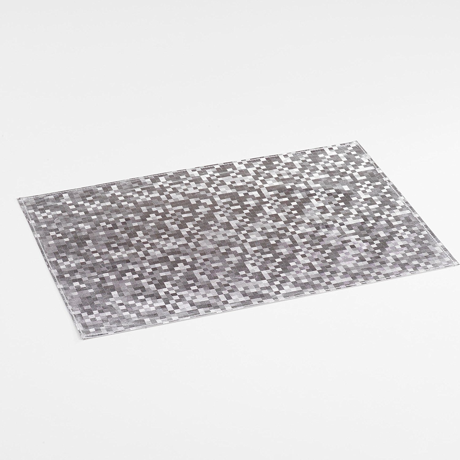 Set de table Domino argent 30 x 45 cm, EDEN
