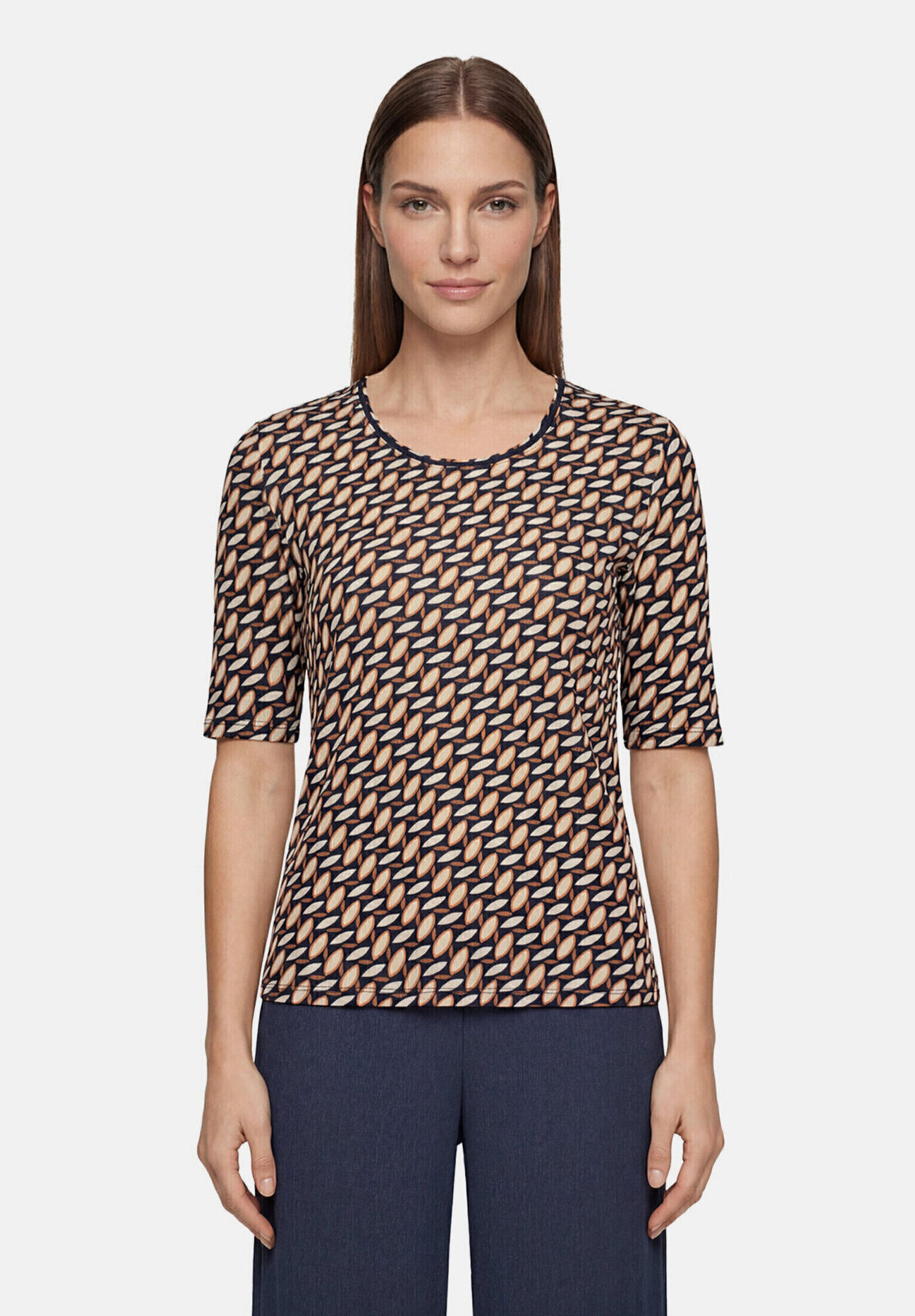 T-shirt basique de texture côtelée, BETTY BARCLAY