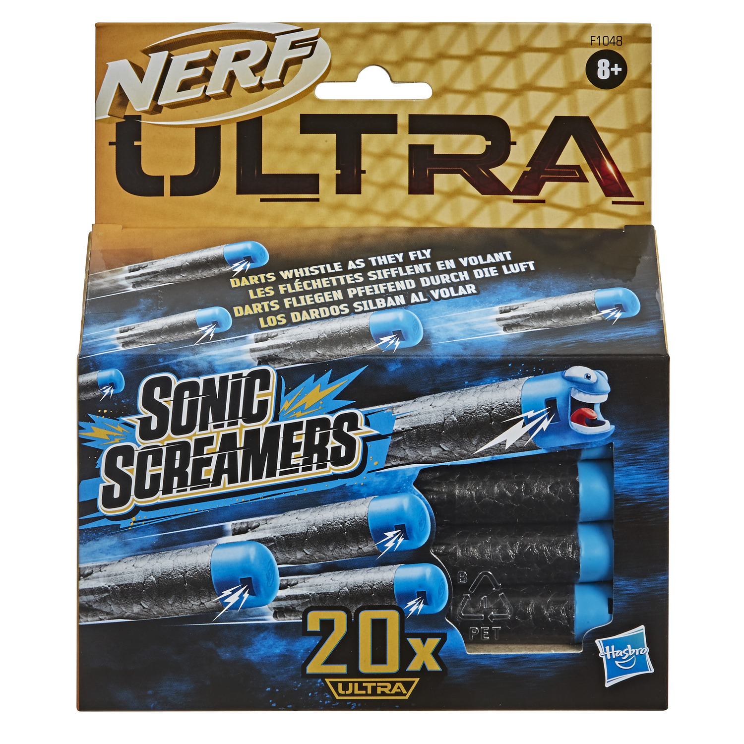 Recharge Nerf 20 Fléchettes Ultra Sonic Screamers, NERF