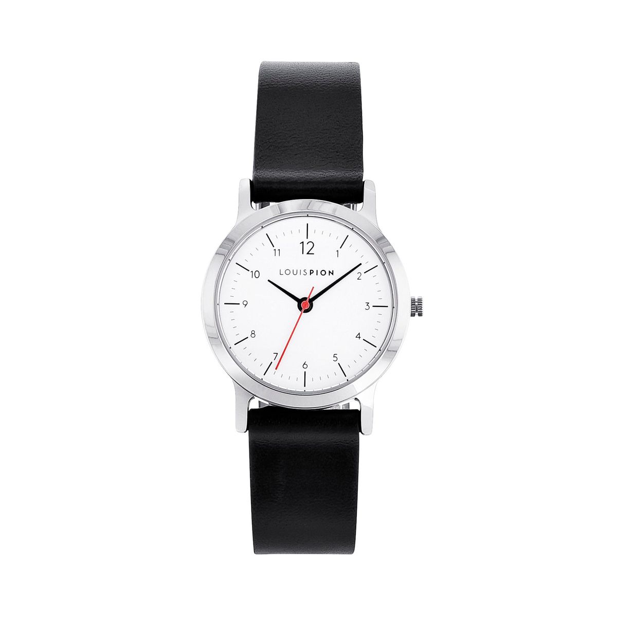 Montre femme cuir noir La Redoute