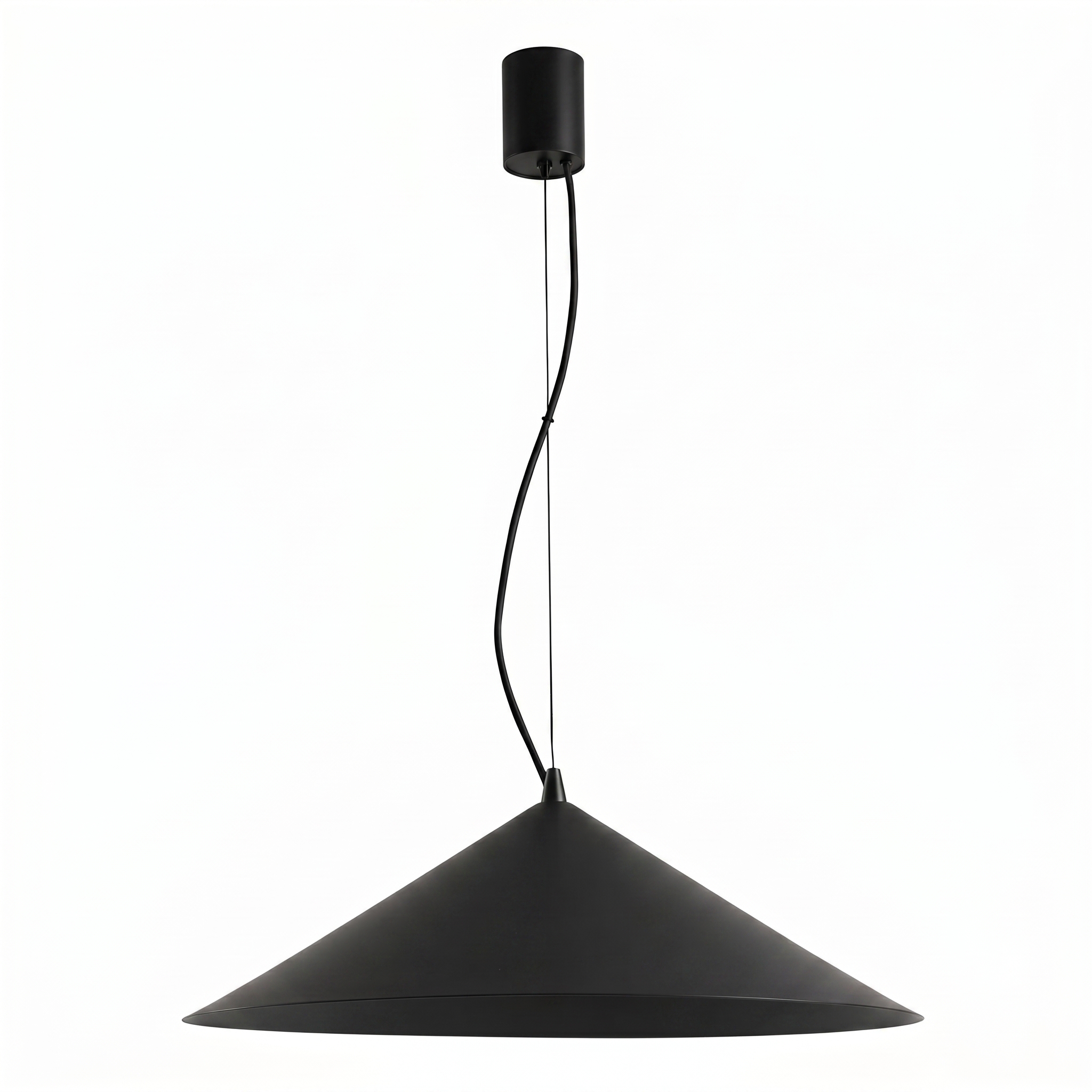 Suspension Acier Noir LED 1 Fint, EDEN