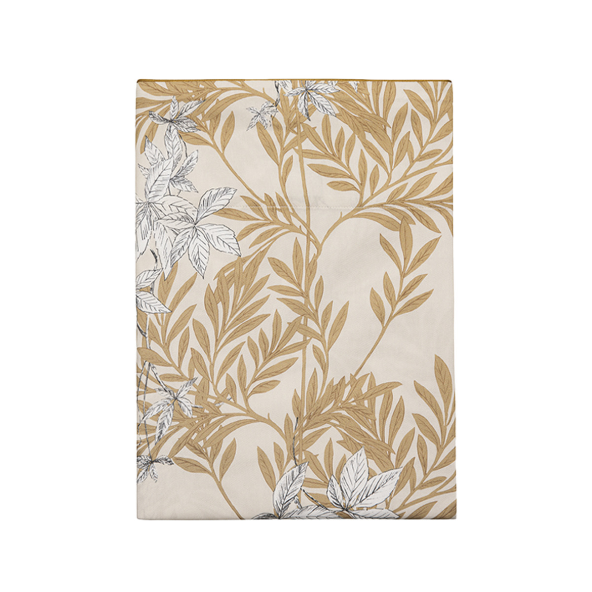 Drap plat imprimé en satin de coton bio, PROMENADE, ALEXANDRE TURPAULT