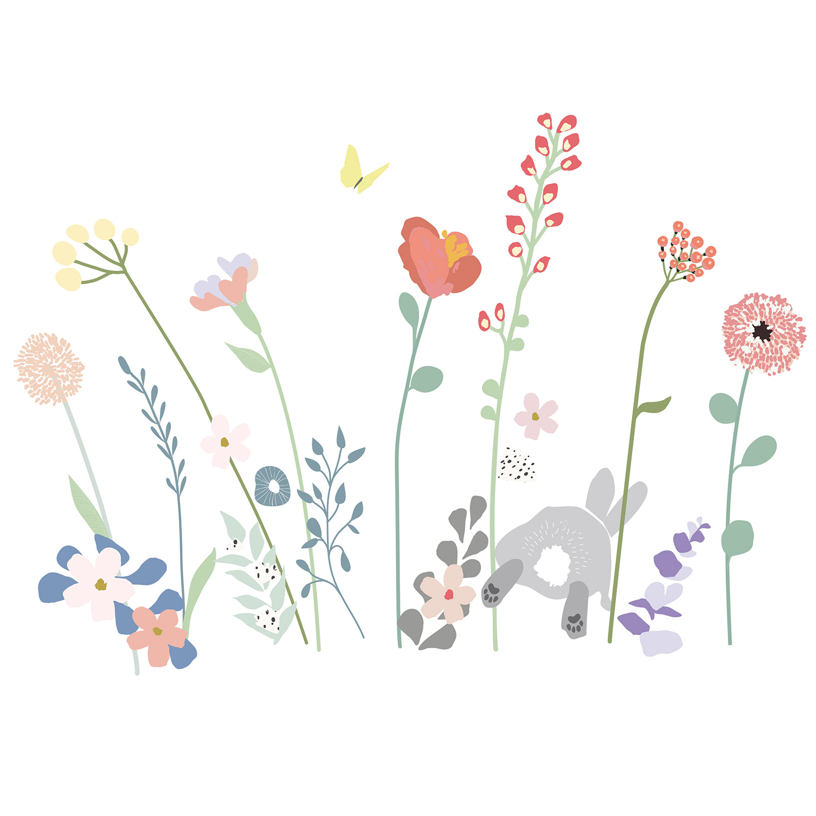 Sticker Easy fleurs des champs, MIMI'LOU