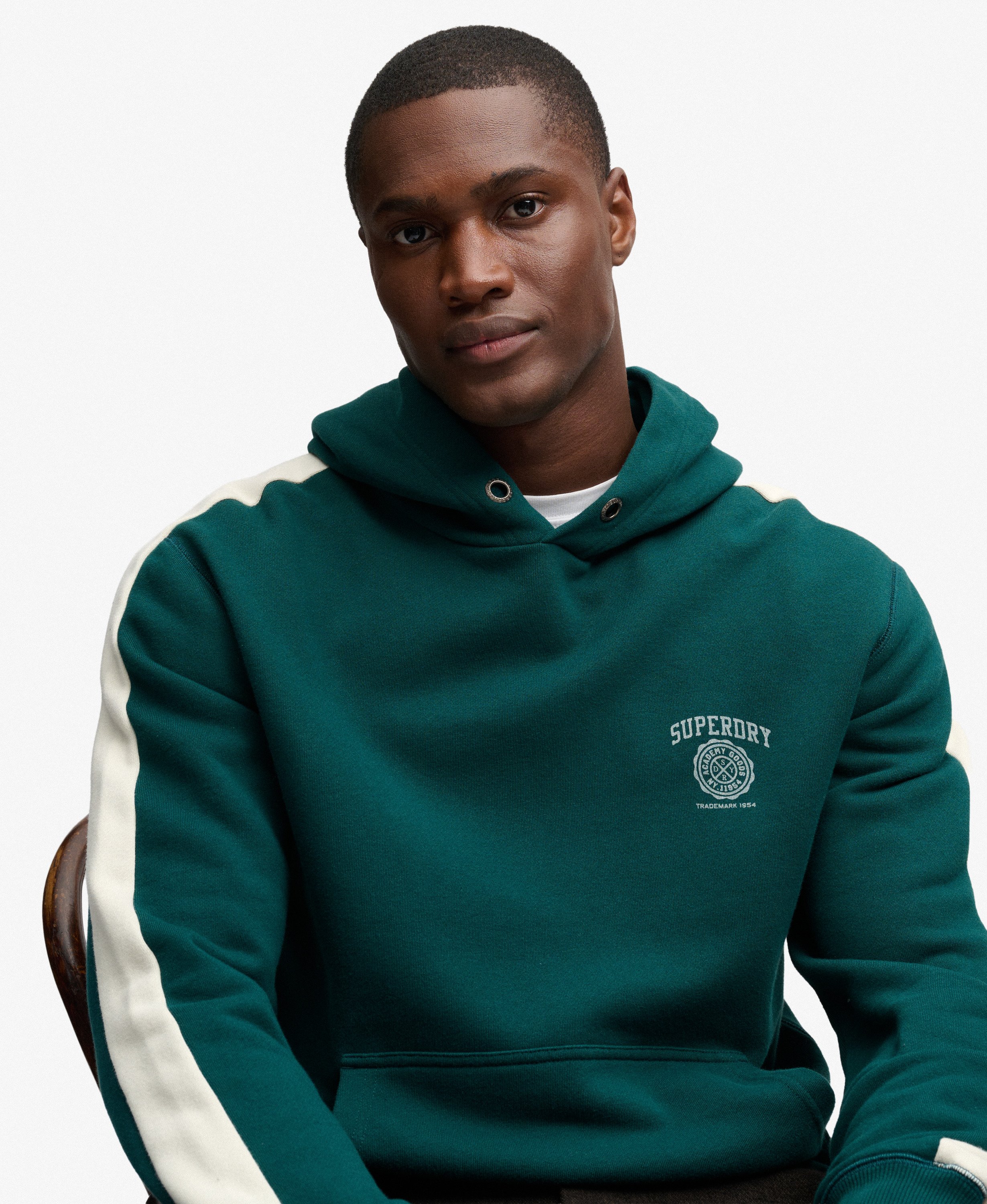 Sweat à capuche Athletic Club coupe décontractée, SUPERDRY