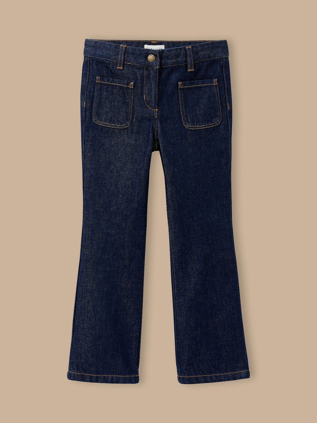 Pantalon flare denim, CYRILLUS